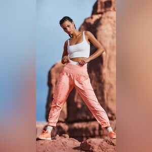 Free People Movement The Way Home Joggers 💖 Papaya Punch 🌄 Size XS 💖 NWOT
